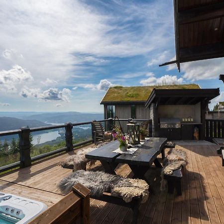 Norefjell - Storhytte Med Jacuzzi Og Fantastisk Beliggenhet Noresund ภายนอก รูปภาพ