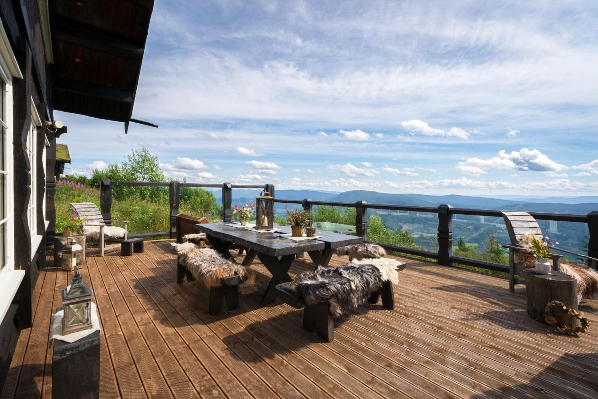 Norefjell - Storhytte Med Jacuzzi Og Fantastisk Beliggenhet Noresund ภายนอก รูปภาพ
