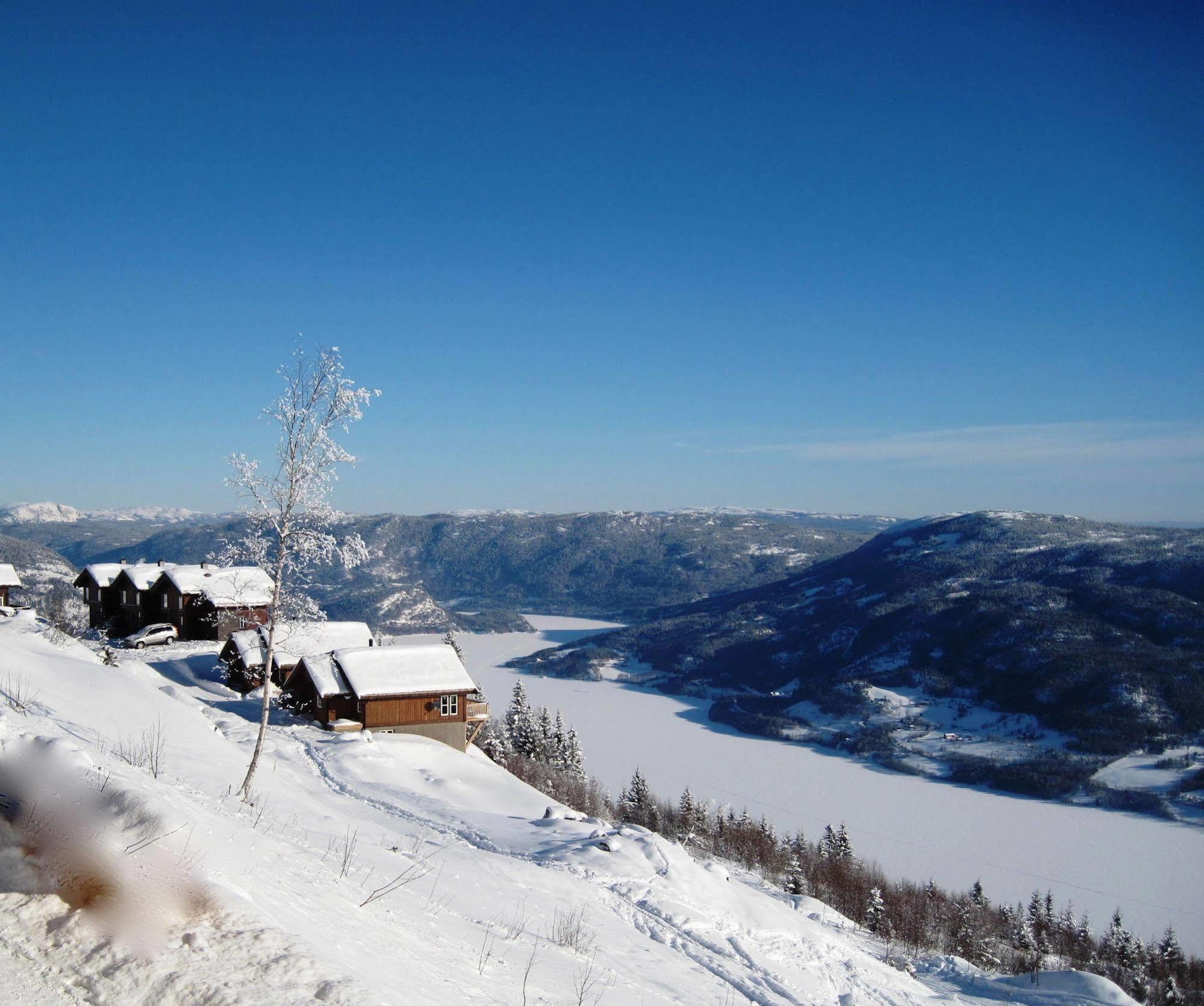 Norefjell - Storhytte Med Jacuzzi Og Fantastisk Beliggenhet Noresund ภายนอก รูปภาพ